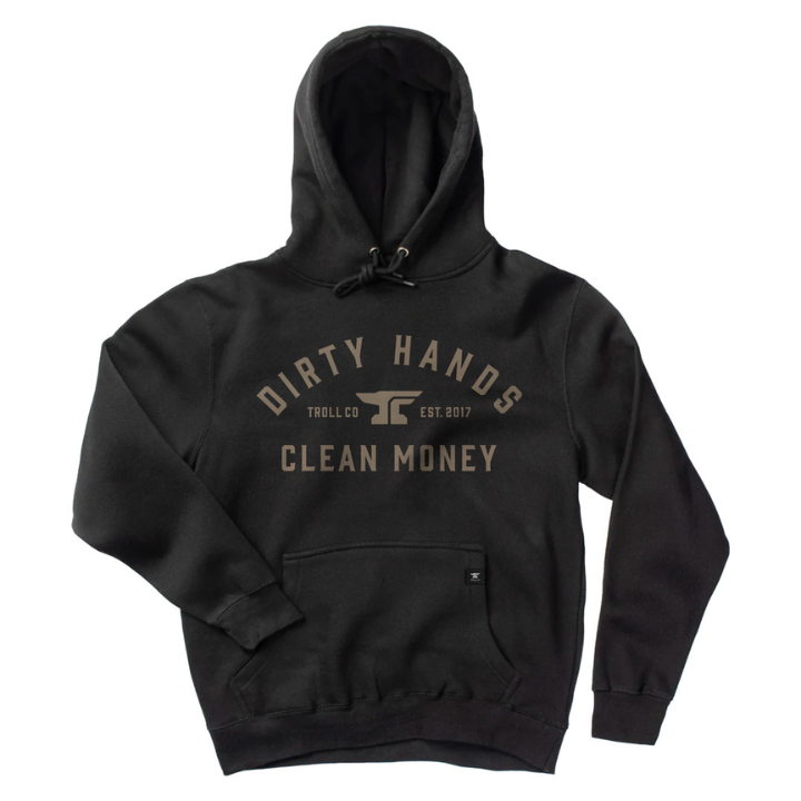 GIRLS HOODY DHCM CLASSIC - BLK